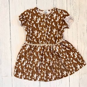 3/$15⭐️ Biocotton Cuddles and Smiles Poodle Print Toddler dress size 24M